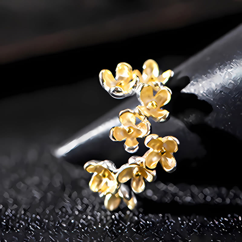 Buddha Stones925スターリングシルバー キンモクセイ リング - image 9