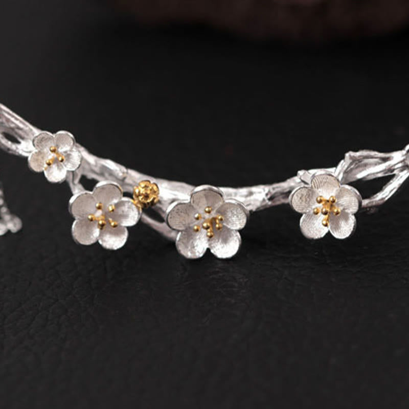 Buddha Stones925スターリングシルバー プラムボッサムプロテクションネックレスペンダント - image 10