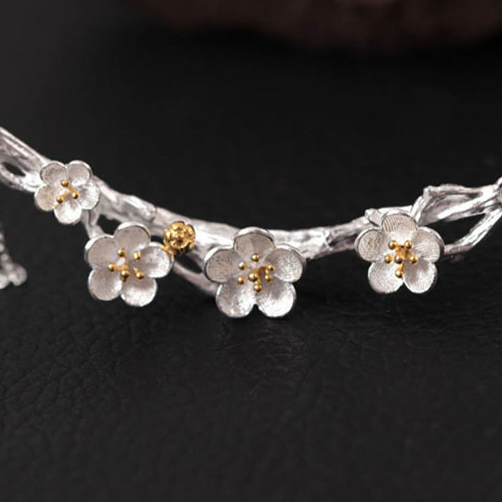 Buddha Stones925スターリングシルバー プラムボッサムプロテクションネックレスペンダント - image 10