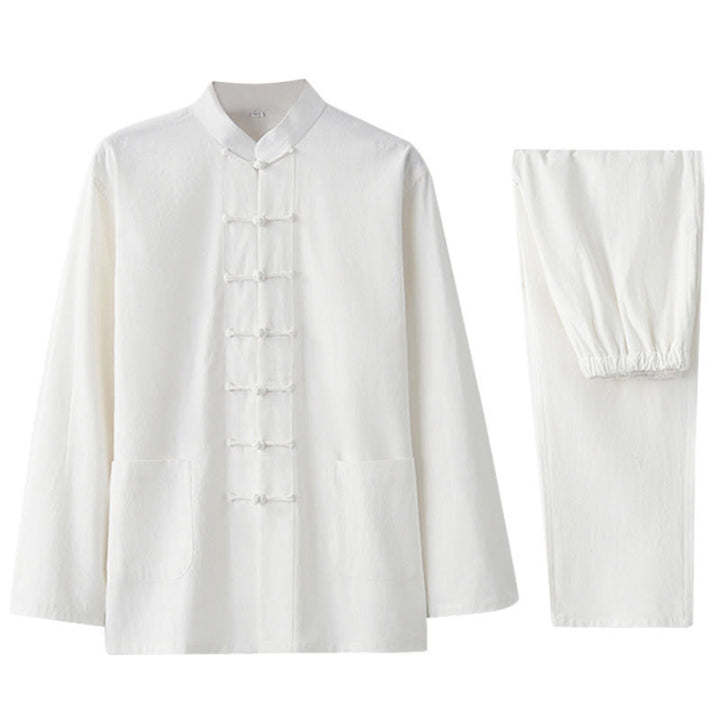 Buddha Stonesカエルボタン 唐草 長袖 シャツ パンツ メンズスーツ - image 31