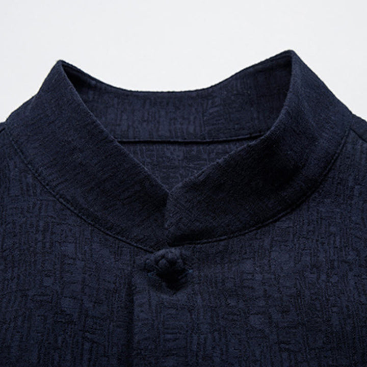 Buddha Stones無地中国唐装ジャケットメンズ服 - image 16