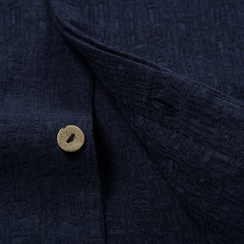 Buddha Stones無地中国唐装ジャケットメンズ服 - image 19