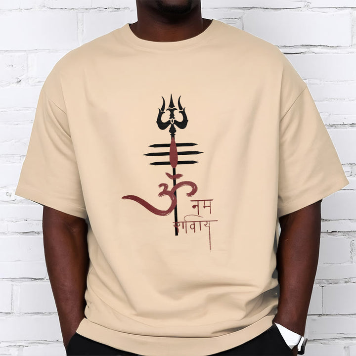 Buddha Stones OM NAMAH SHIVAYA トライデント コットン ティー Tシャツ - image 19