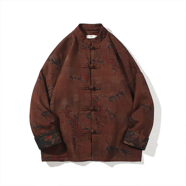 Buddha Stonesカエルボタン 中国唐装 ロングシャツ コットン メンズ ジャケット 衣類 - image 24