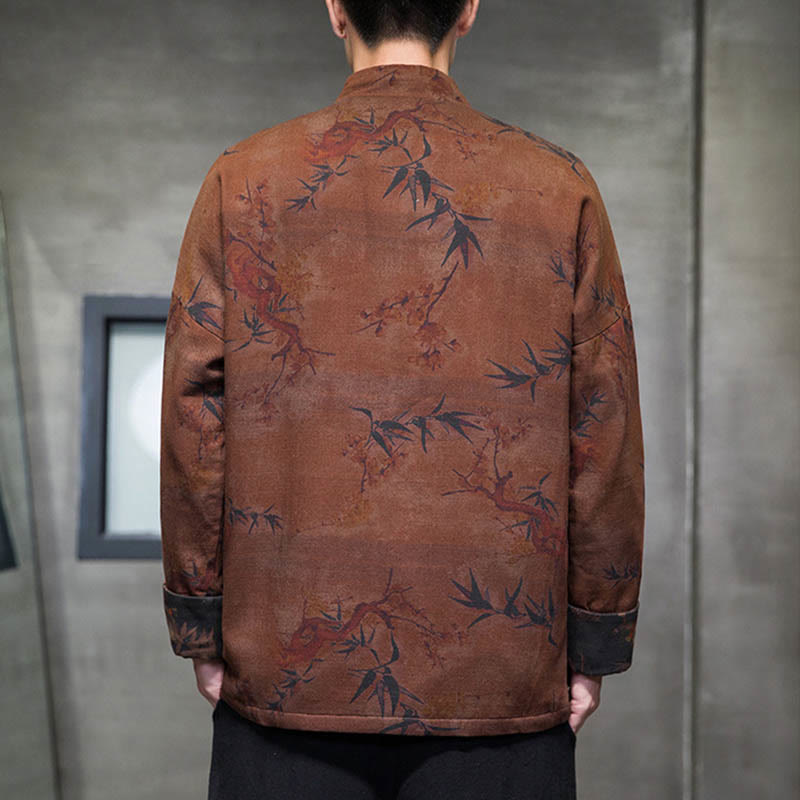 Buddha Stonesカエルボタン 中国唐装 ロングシャツ コットン メンズ ジャケット 衣類 - image 12