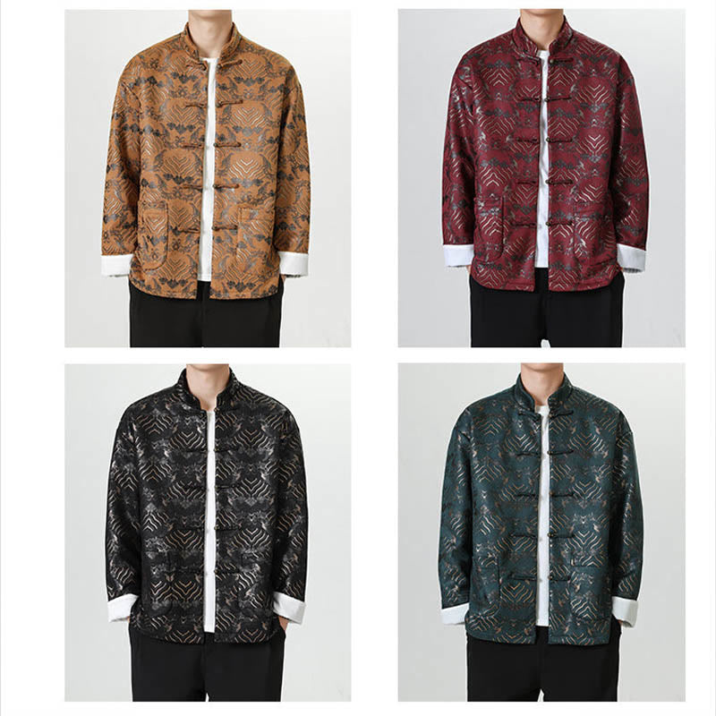 Buddha Stonesカエルボタン 中国唐装 波型 ロングシャツ メンズ ジャケット 衣類 - image 28