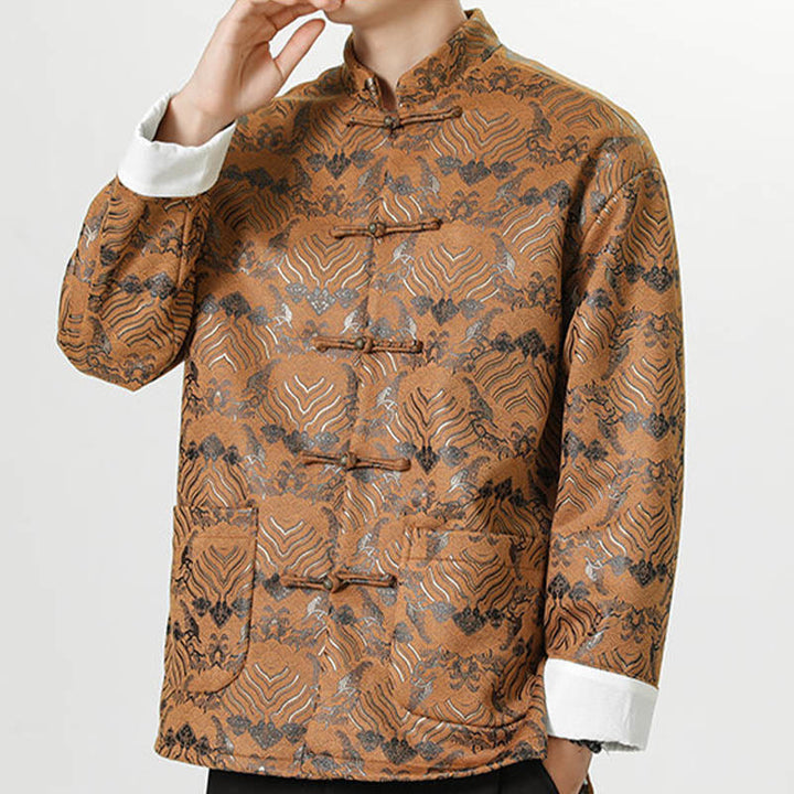 Buddha Stonesカエルボタン 中国唐装 波型 ロングシャツ メンズ ジャケット 衣類 - image 23