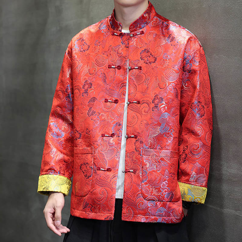 Buddha Stonesカエルボタン 中国唐装 スタンドカラー ロングシャツ メンズ ジャケット 衣類 - image 9