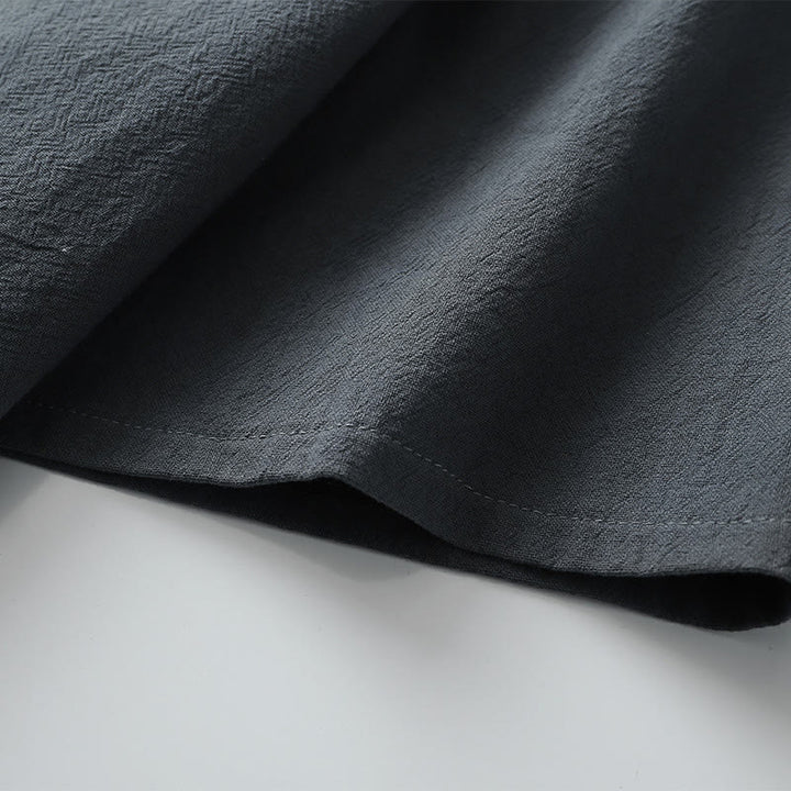 Buddha Stonesメンズ Tシャツ 無地 トップス 半袖 三つボタン Vカラー ソフトコットンシャツ - image 7