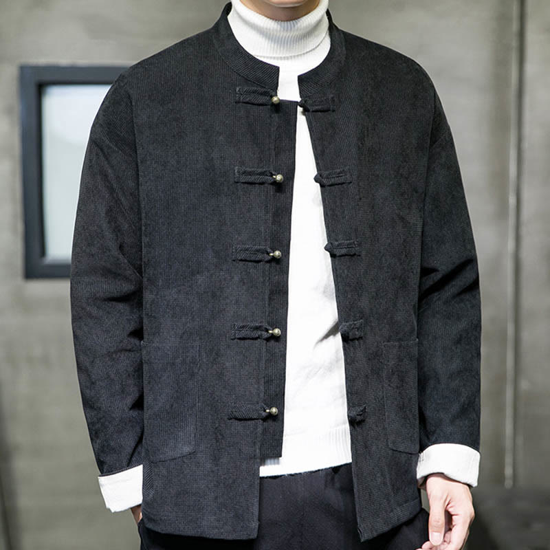 Buddha Stones無地 カエルボタン メンズ ジャケット シャツ 衣類 - image 1