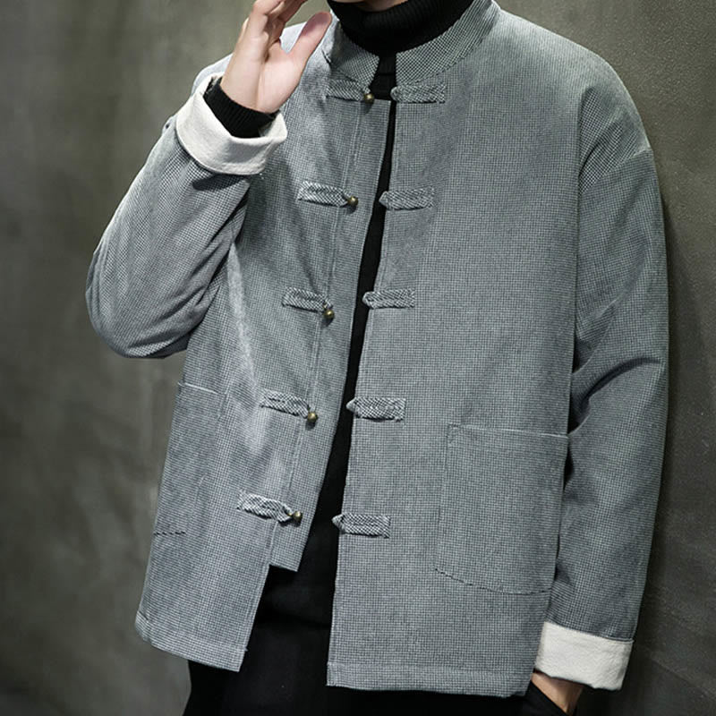 Buddha Stones無地 カエルボタン コットン メンズ ジャケット シャツ 衣類 - image 22