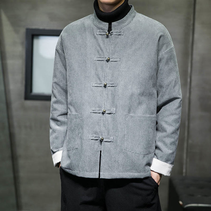 Buddha Stones無地 カエルボタン コットン メンズ ジャケット シャツ 衣類 - image 19