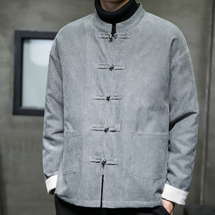 Buddha Stones無地 カエルボタン コットン メンズ ジャケット シャツ 衣類 - image 18