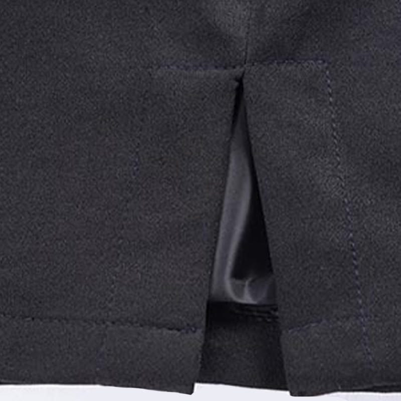 Buddha Stones龍刺繍カエルボタンポリエステルメンズジャケットシャツポケット付き - image 12