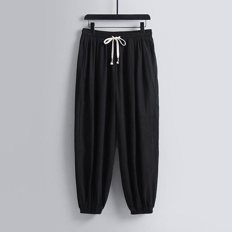 Buddha Stones七分袖 クロップド丈 ブルマー コットン トップス パンツ 衣類 メンズ セット - image 7