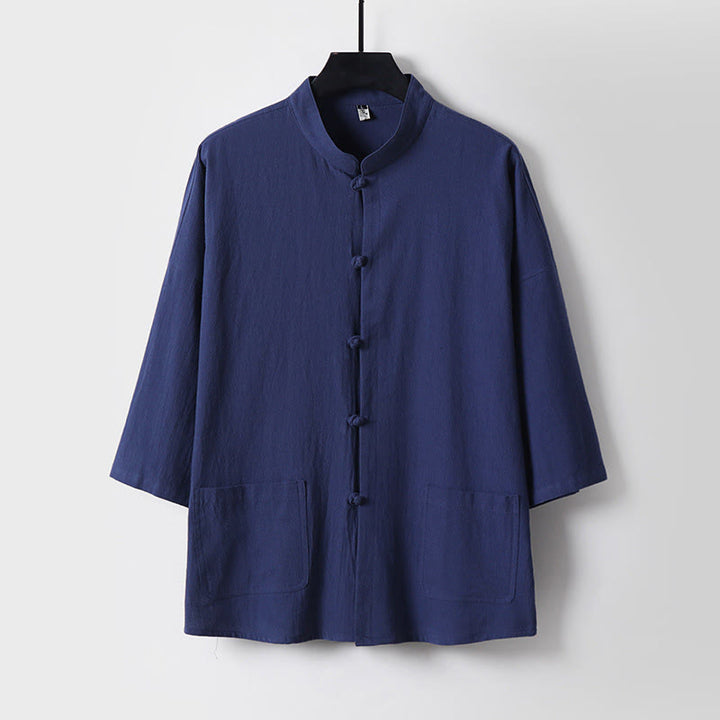 Buddha Stones七分袖 クロップド丈 ブルマー コットン トップス パンツ 衣類 メンズ セット - image 9