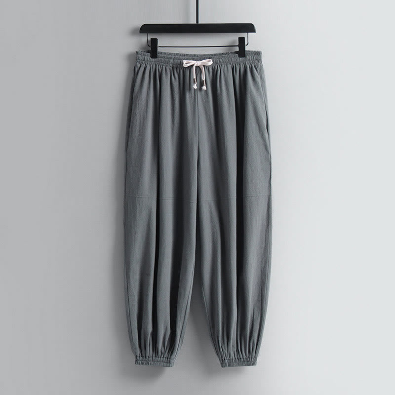 Buddha Stones七分袖 クロップド丈 ブルマー コットン トップス パンツ 衣類 メンズ セット - image 3