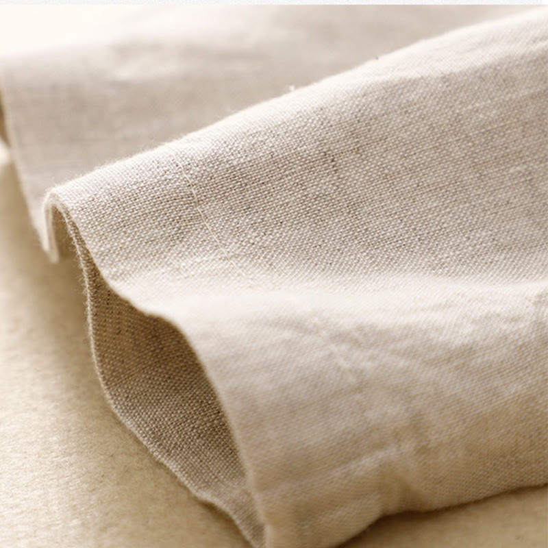 Buddha Stonesヴィンテージ ハイウエスト レースアップ コットンリネン ハーレムパンツ ポケット付き - image 31