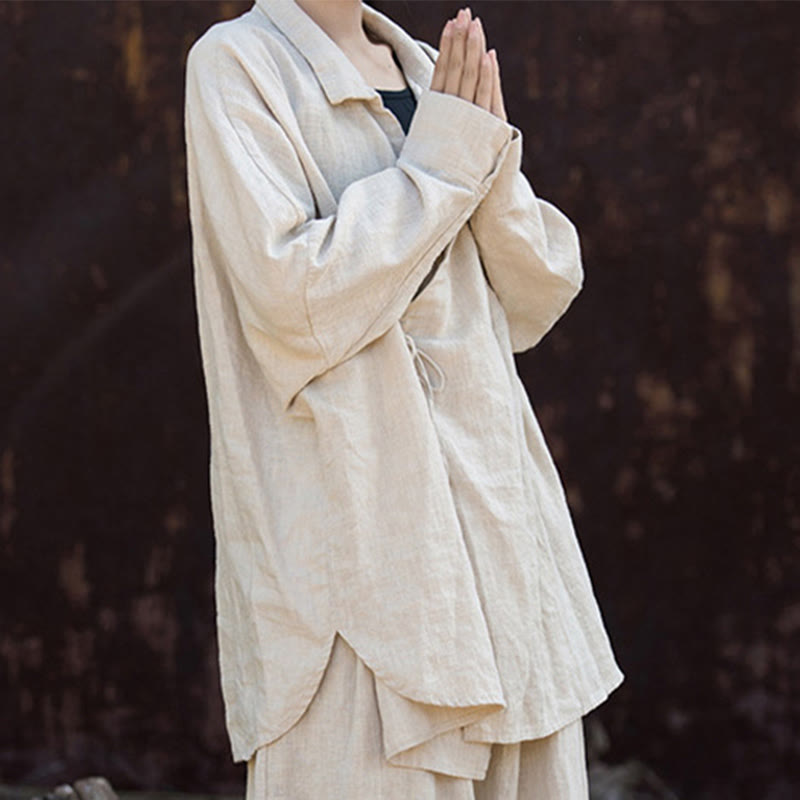 Buddha Stones瞑想ラミーコットン衣類 - image 7