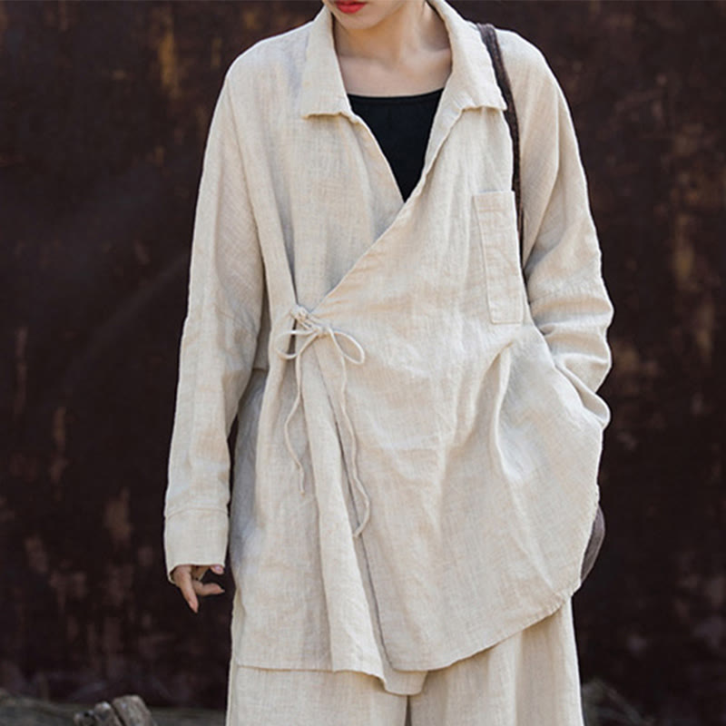 Buddha Stones瞑想ラミーコットン衣類 - image 6