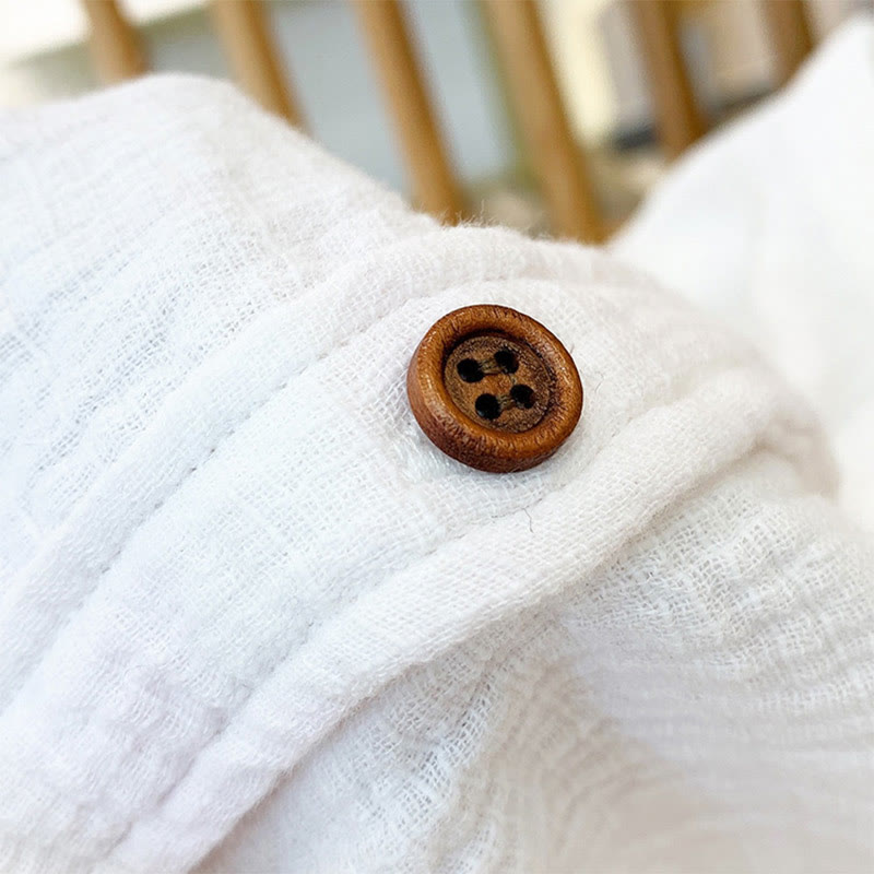 Buddha Stones文芸二重砂洗い綿麻衣 - image 14