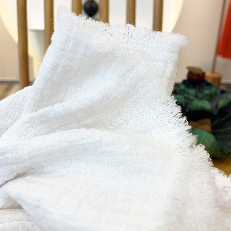 Buddha Stones文芸二重砂洗い綿麻衣 - image 13