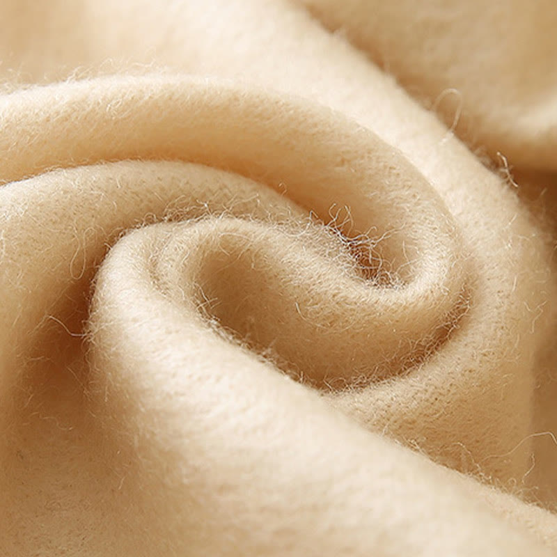 Buddha Stonesウールショール 3Dフローラル刺繍タッセル 冬用 心地よい旅行用スカーフラップ - image 20