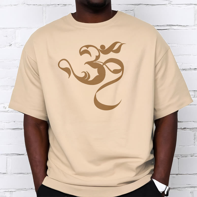 Buddha Stonesオーム図デザインコットンTシャツ - image 12