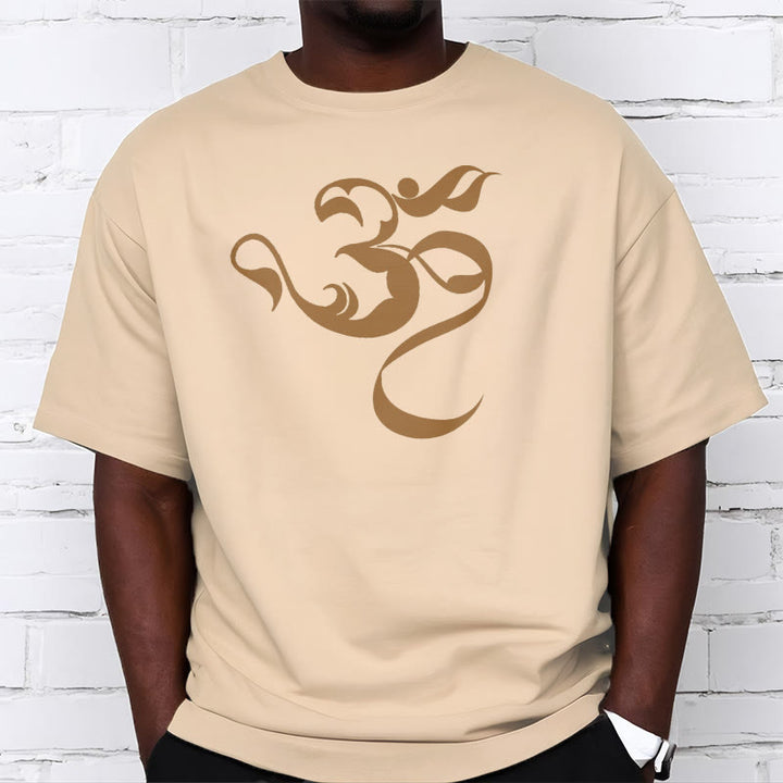 Buddha Stonesオーム図デザインコットンTシャツ - image 12