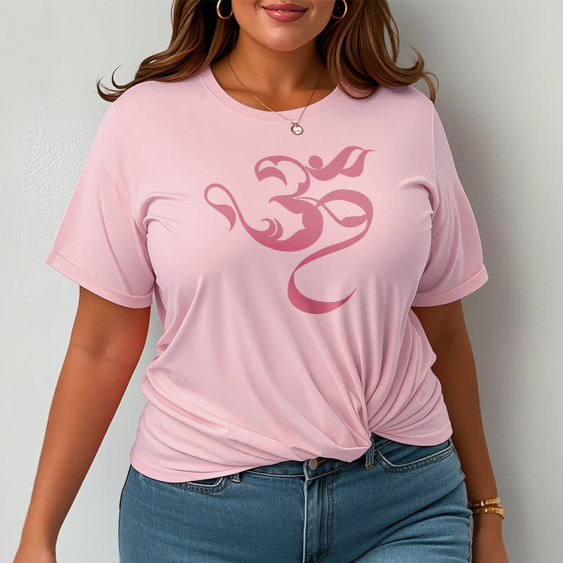 Buddha Stonesオーム図デザインコットンTシャツ - image 16