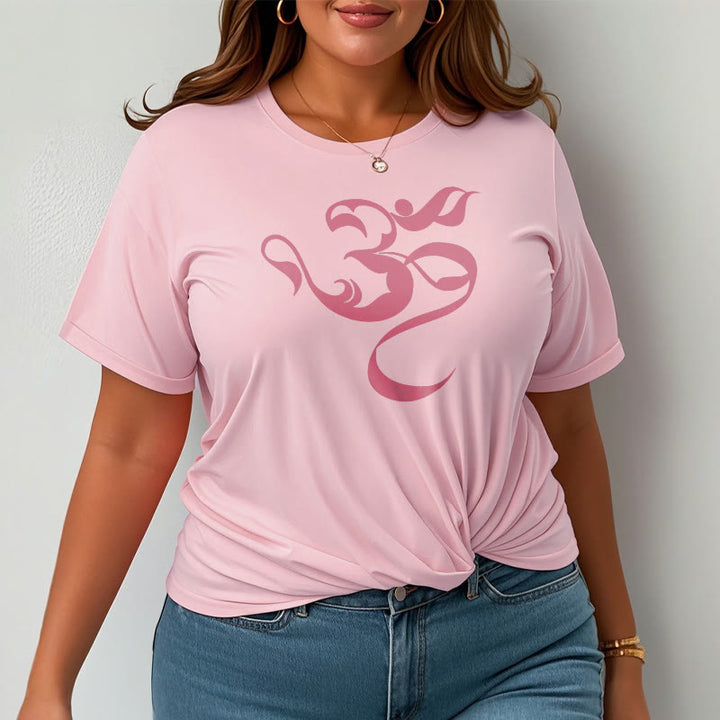 Buddha Stonesオーム図デザインコットンTシャツ - image 16