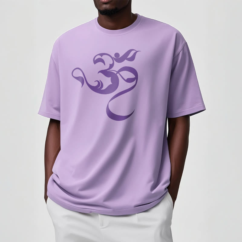 Buddha Stonesオーム図デザインコットンTシャツ - image 14