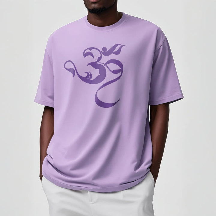 Buddha Stonesオーム図デザインコットンTシャツ - image 14
