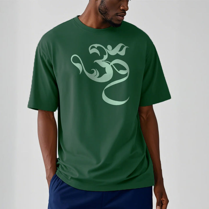 Buddha Stonesオーム図デザインコットンTシャツ - image 9