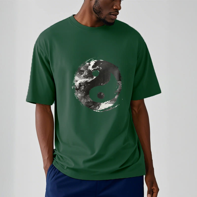 Buddha Stones陰陽コットンTシャツ - image 10