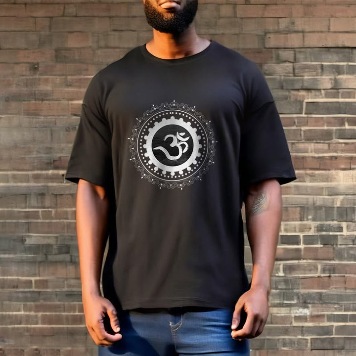 Buddha Stonesオム マンダラ柄 コットンTシャツ - image 7