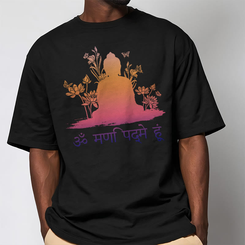 Buddha Stonesサンスクリット語 OM NAMAH SHIVAYA Tee Tシャツ - image 6