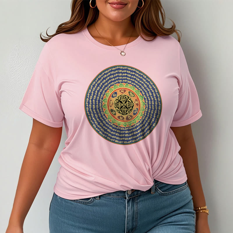 Buddha Stones 108オーム・マニ・パドメ・フムマントラ サンスクリット T シャツ - image 14