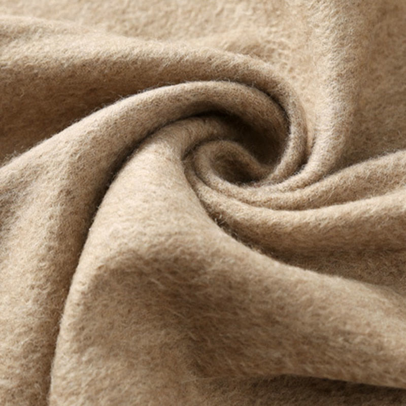 Buddha Stonesウールショール 赤い花と葉の刺繍タッセル 冬用 心地よい旅行用スカーフ ラップ - image 7