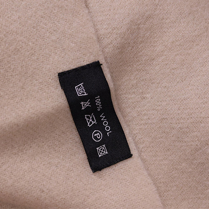 Buddha Stonesウールショール ユラン マグノリア 刺繍 タッセル 冬用 心地よい 旅行用スカーフ ラップ - image 4