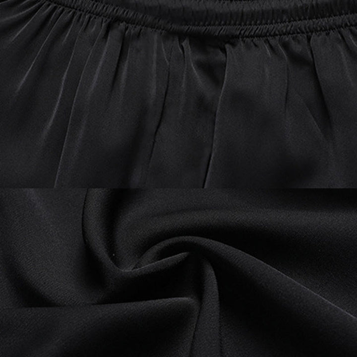 Buddha Stones石竹桃の花唐装漢服伝統制服半袖トップスパンツ衣類メンズセット - image 15