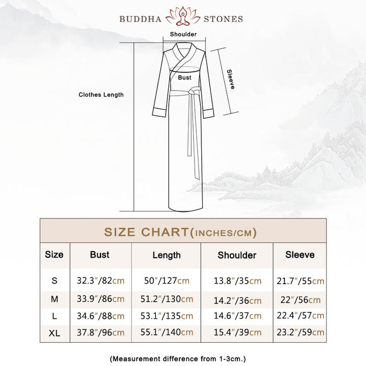 Buddha Stonesチベットドレス ラサ ロングラップドレス マキシドレス レディース ウェア