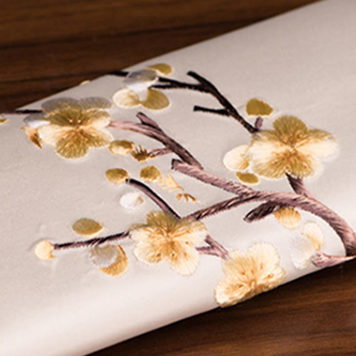 Buddha Stones梅の花 蘇刺繍 旅 ショッピング 長財布 ハンドバッグ