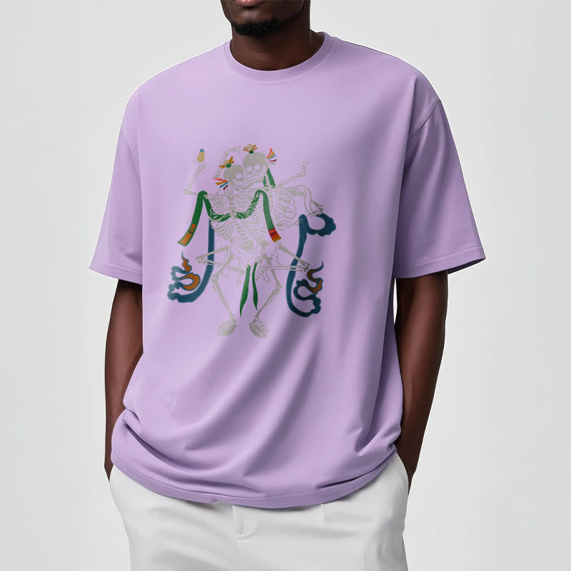 Buddha Stonesチベット 屍の王 森 デザイン Tシャツ - image 18