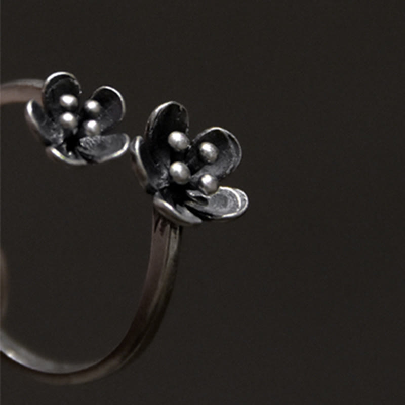 Buddha Stones925スターリングシルバー フラワーリング - image 7