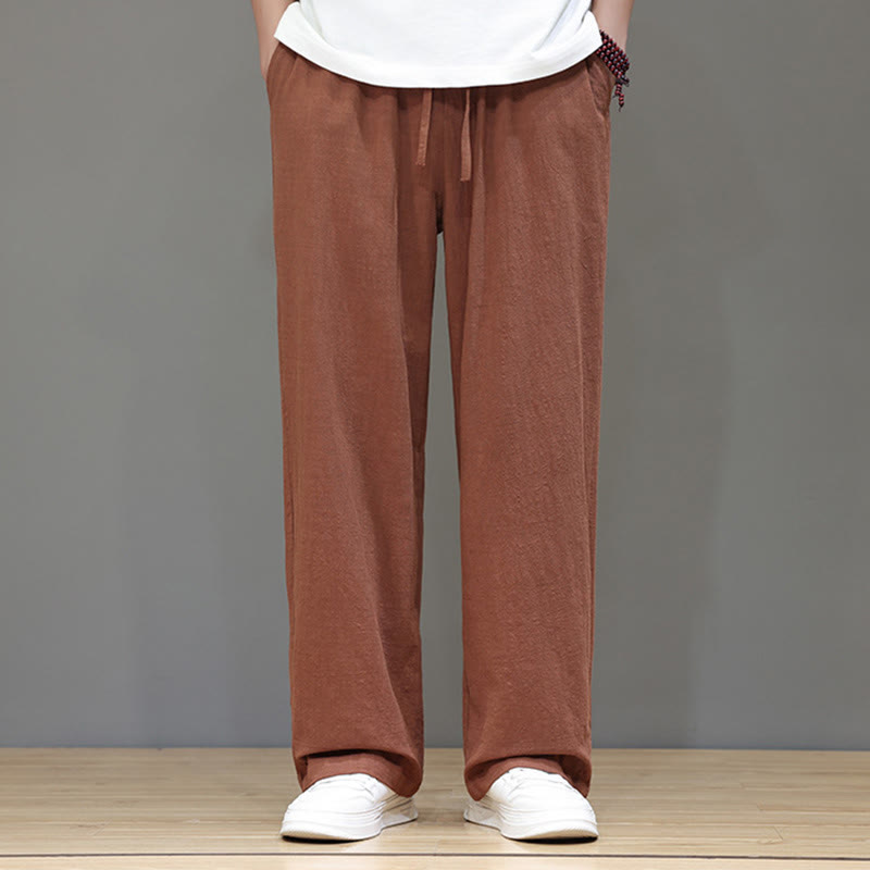 Buddha Stonesメンズ 夏用ストレートレッグパンツ（ポケット付き） - image 40