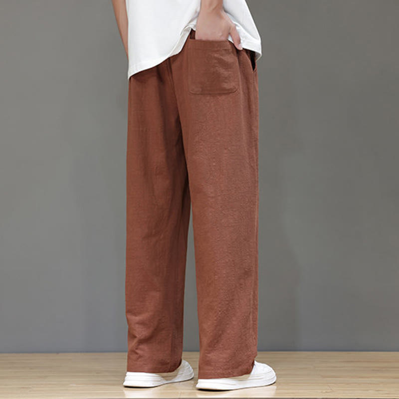 Buddha Stonesメンズ 夏用ストレートレッグパンツ（ポケット付き） - image 43