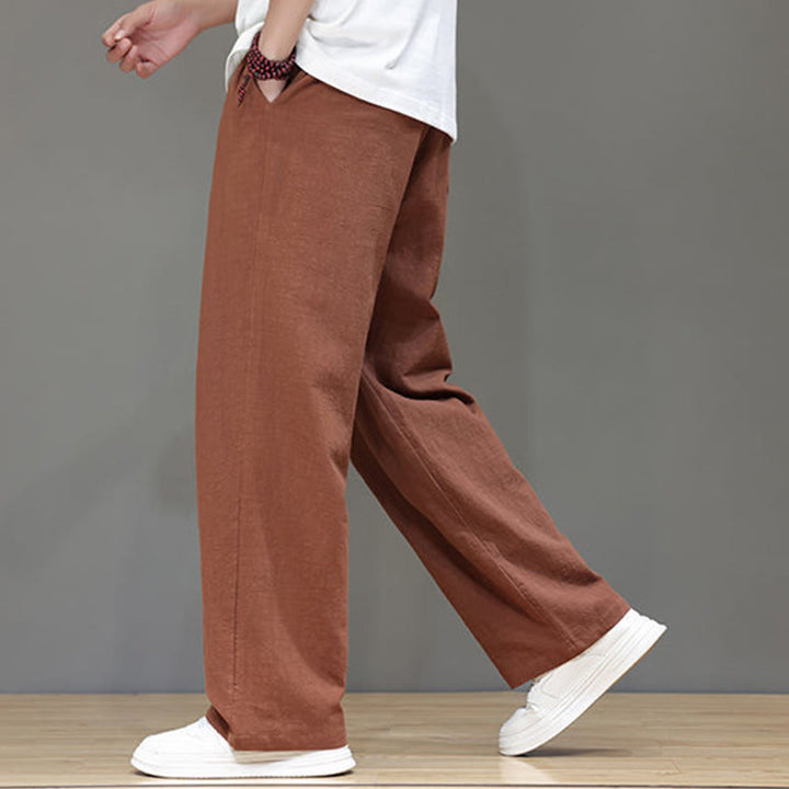 Buddha Stonesメンズ 夏用ストレートレッグパンツ（ポケット付き） - image 45