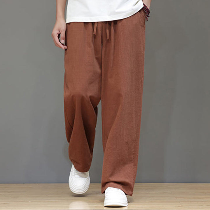Buddha Stonesメンズ 夏用ストレートレッグパンツ（ポケット付き） - image 44