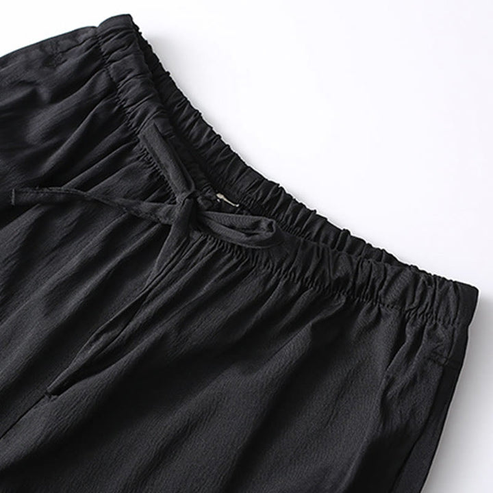 Buddha Stones 2点セット 唐装 伝統 カエルボタン メンズ 長袖 シャツ パンツ 衣装セット - image 11